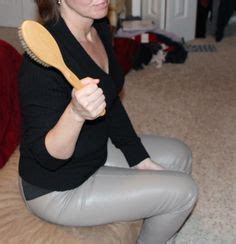 femdom hairbrush spanking